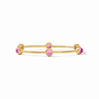 Milano Luxe Bangle- Iridescent Tourmaline Pink- M