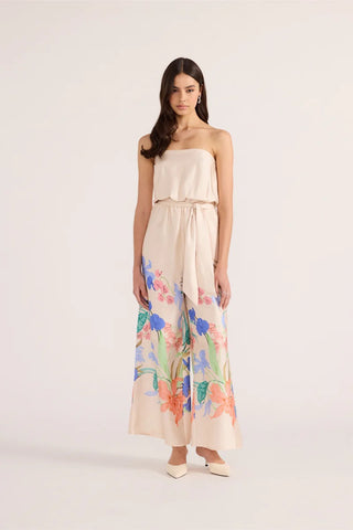 Ravina Belted Jumpsuit - Floral
