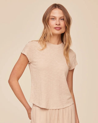 Baby Crew Tee- Linen Sand