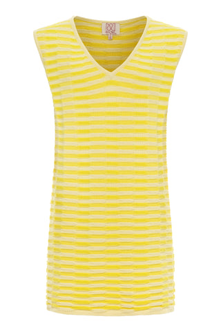 Madelyn Sleeveless Dress - Yellow