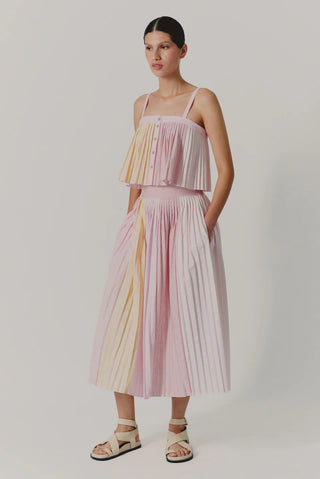 Aire Skirt - Mix Lines Rosa