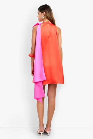Vanni Dress-Dante Red/Luminosa Rosa