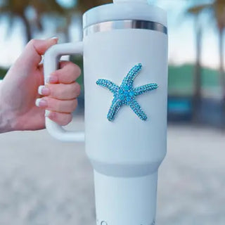 Blue Starfish Tumbler