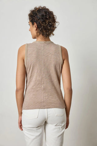 Back Seam Tank - Driftwood