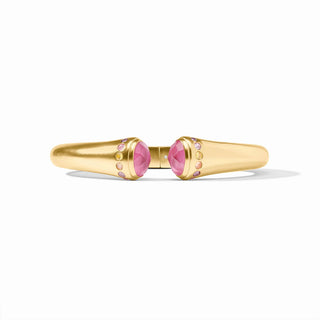 Rainbow Demi Cuff- Iridescent Tourmaline Pink
