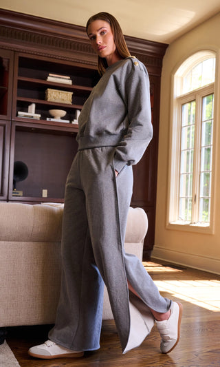 Elinor Sweatshirt - Heather Graphite