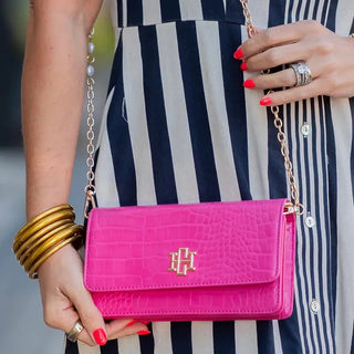 Brynleigh Clutch Crossbody Hot Pink