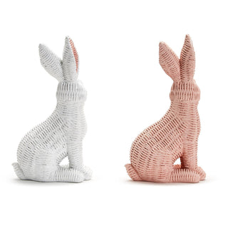 White Basketweave Bunny