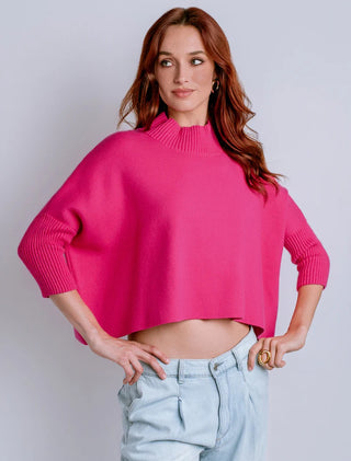 AJA Sweater- Super Pink