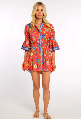 Frances Dress - Spring Flower Poppy