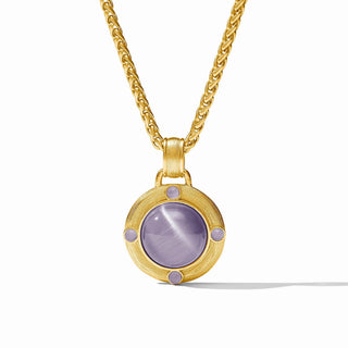 Cobblestone Demi Necklace - Blue Cat'S Eye
