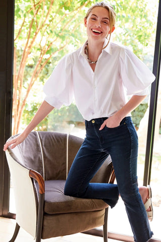 Bomba Shirt Silky Poplin - White