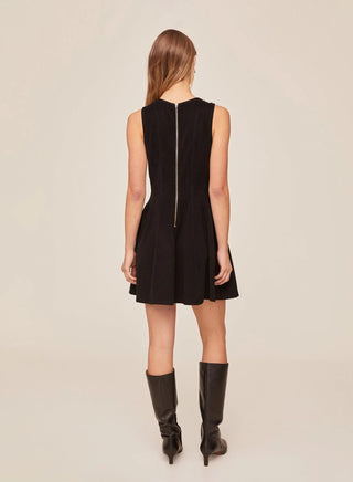 Sleeveless Seamed Fit & Flare Dress