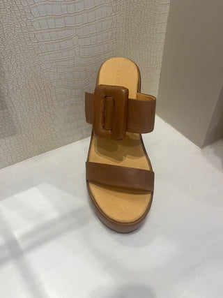 Kaira Sandal - Camel Leather