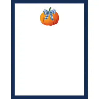 Pumpkin with Bow Notepad