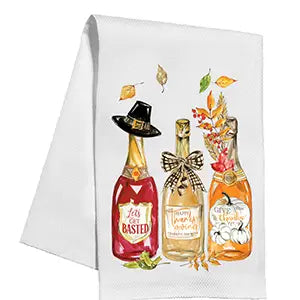 Thanksgiving Bottles Towel