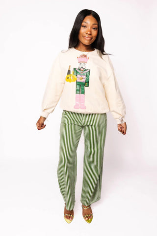 Nutcracker Champagne Sweatshirt