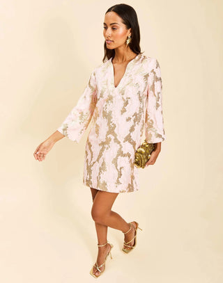 Ines Mini Dress- Blush