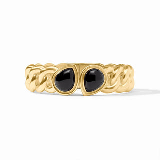 Dolce Hinge Bangle- Obsidian Black