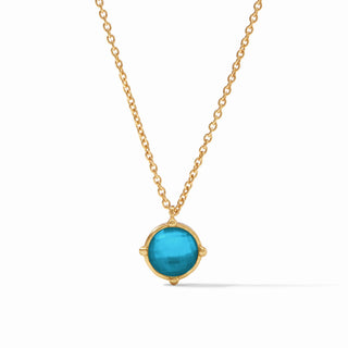 Honeybee Solitaire Necklace - London Blue