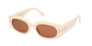 Tom Ford Cielle Sunglasses- Ivory White