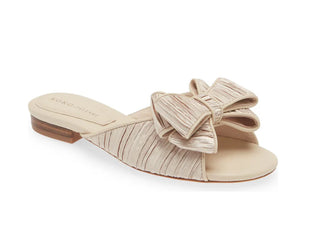 Dara Gold Satin Slide