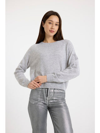 Star Dust Sleeve Crew - Super Grey