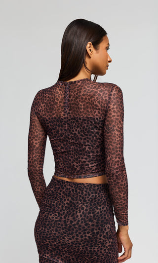 Vivi Top - Brown/Black