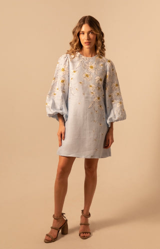 Fiorella Mini Dress - Baby Blue