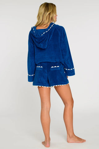 Lou Lou Hoodie - Navy Peony