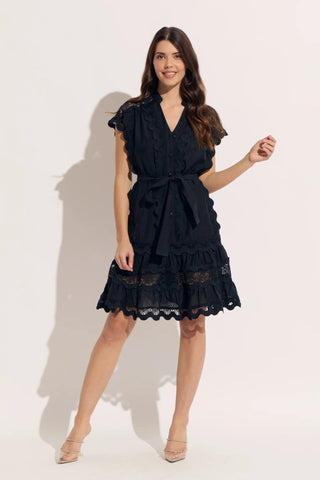 Vertical Wiggle Short Dress