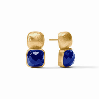 Catalina Earring - Iridescent Sapphire Blue