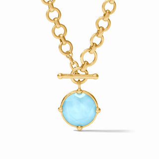 Honeybee Demi Necklace - Iridescent Capri Blue