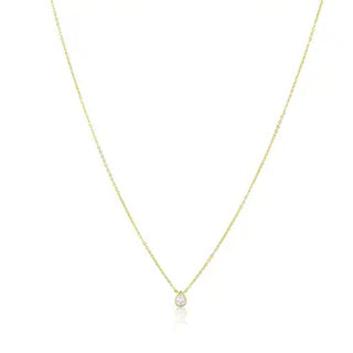Ines Raindrop Necklace - CZ