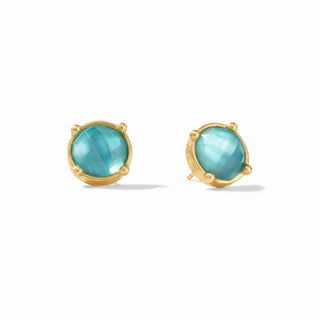 Honey Stud - Iridescent Bahamian Blue