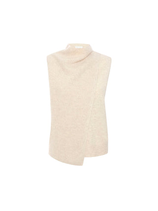 Fio Cashmere Top- Stone Melange