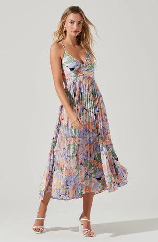 Blythe Dress - Coral Multi