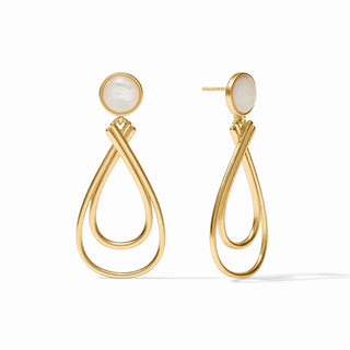 Essex Stone Earring - Mother Of Pearl