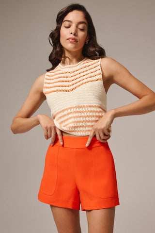Mia Shorts- Grenadine