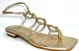 Catia Sandal- Gold Metallic Leather