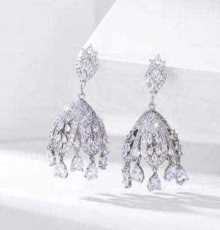 Tassel Earrings Clear