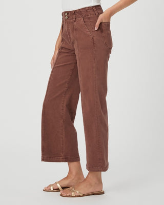 Brooklyn Crop Wide Pant- Vintage Brunette