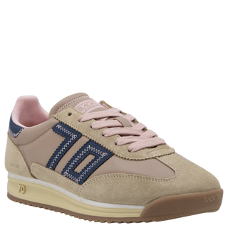 Jogger Z Size 8 in Camel Navy Pink Sneakers